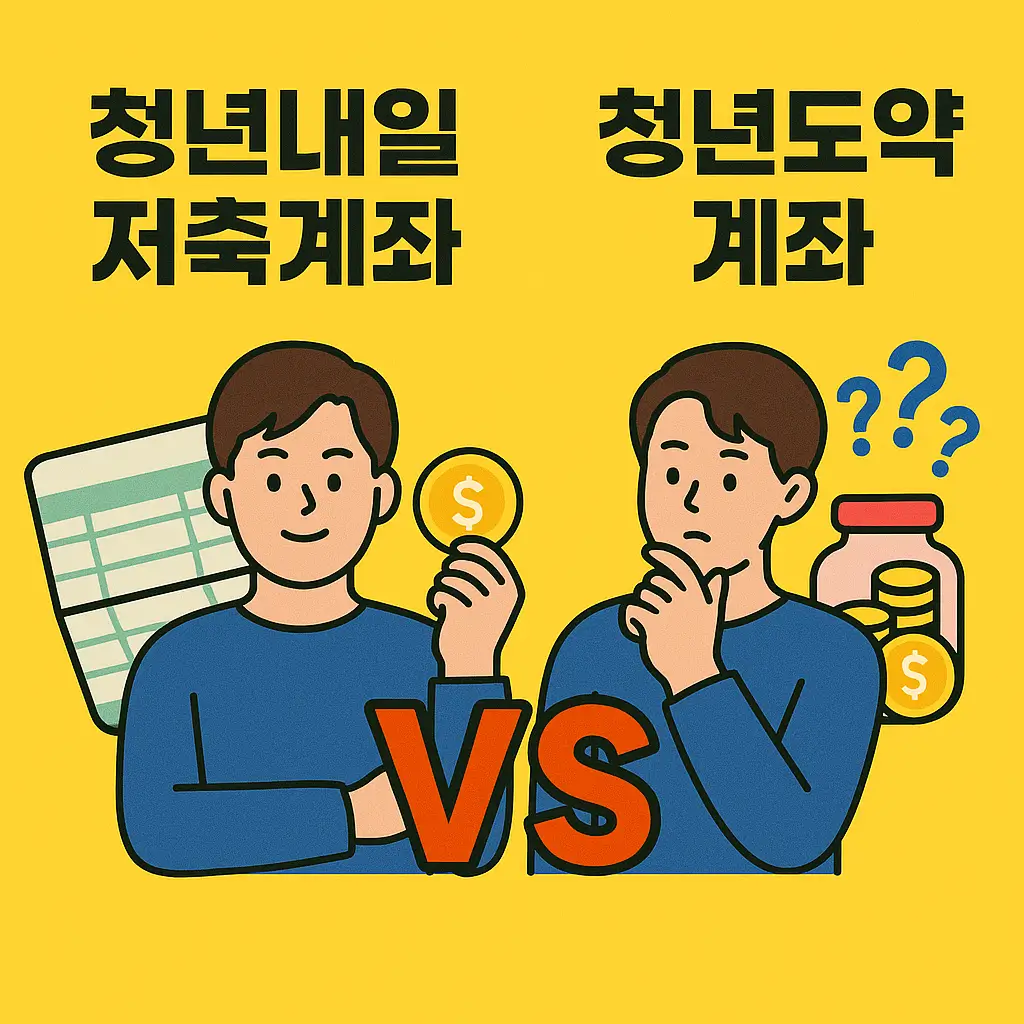 [2025 최신] 청년내일저축계좌 vs 청년도약계좌 비교