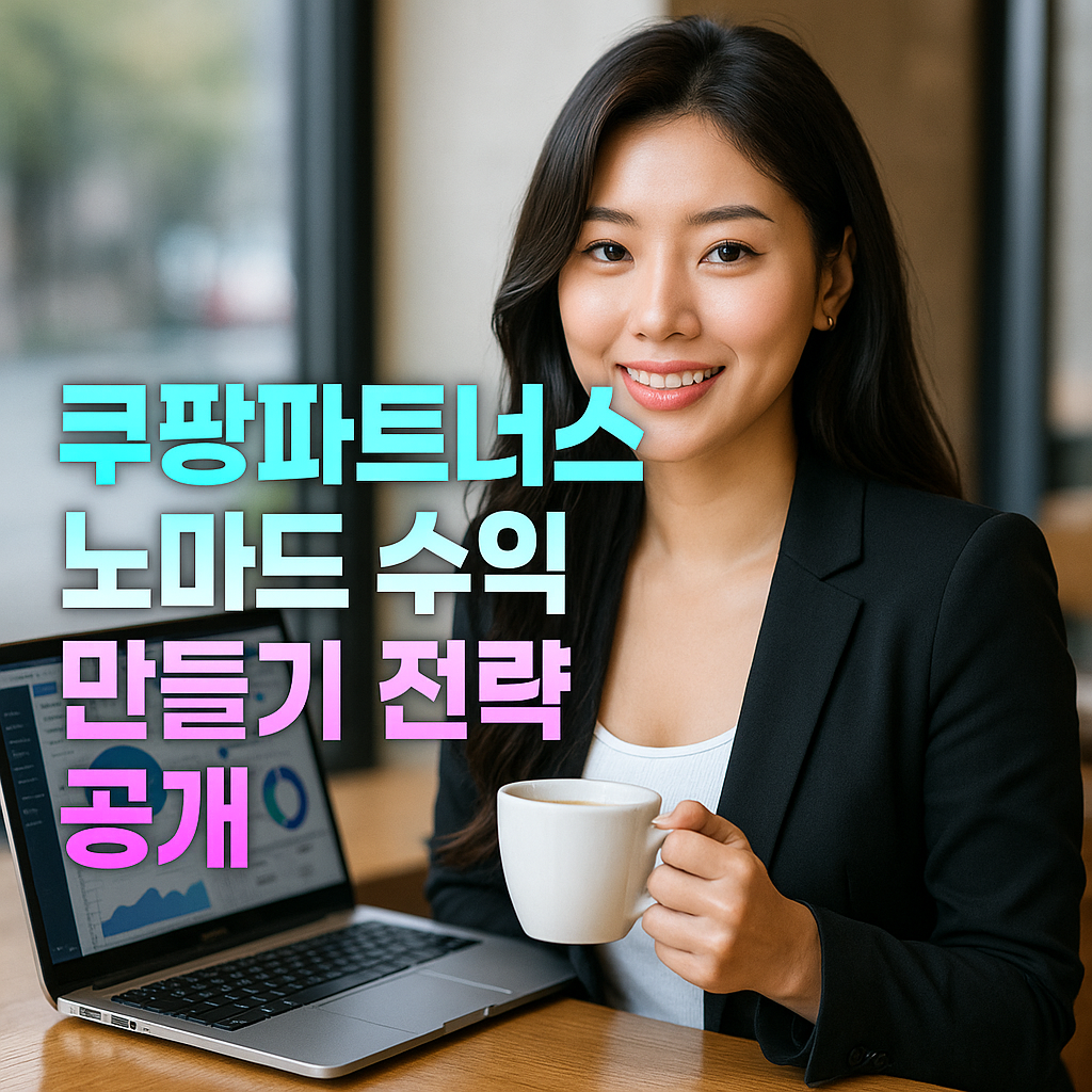 쿠팡파트너스로 노마드 수익 만들기 전략 공개