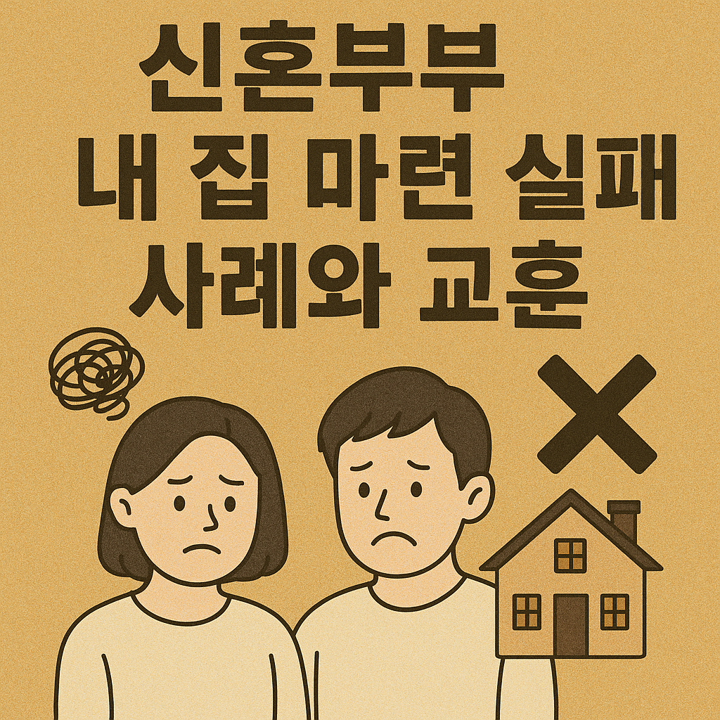 신혼부부 내 집 마련 실패 사례와 교훈