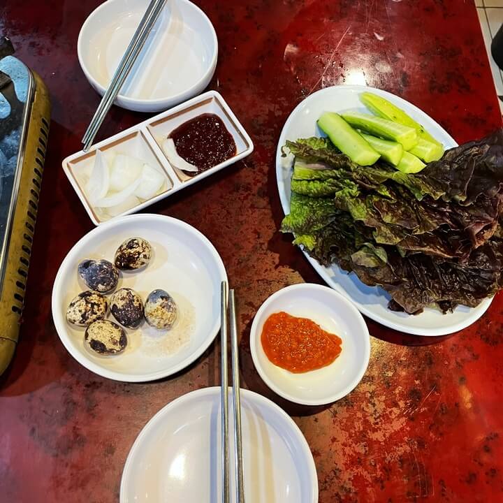 진미곱창-기본반찬