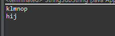 subString 사용결과