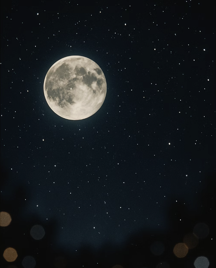 밤하늘의 내비게이션, '달'