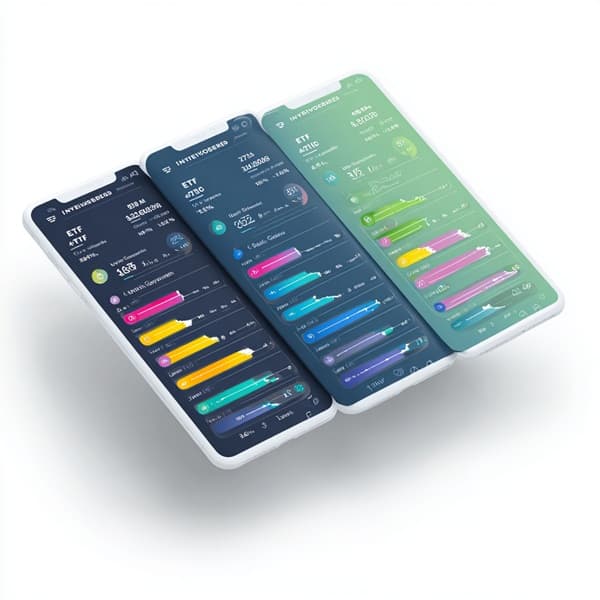 투자 성향별 ETF 포트폴리오 예시 인포그래픽