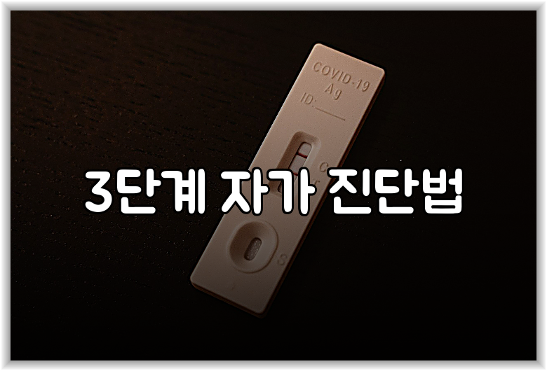 3단계 자가 진단법