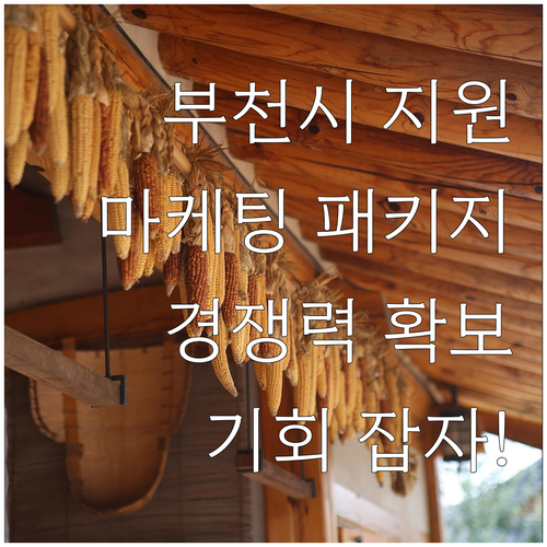 2025 부천시 마케팅 패키지 지원 ..