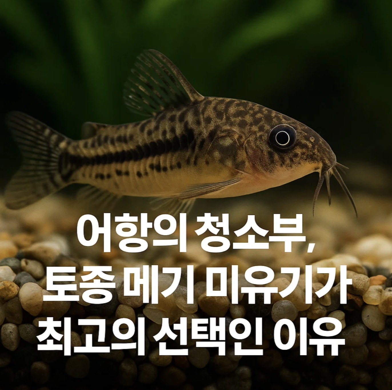 어항의 청소부, 토종 메기 미유기가 최고의 선택인 이유
