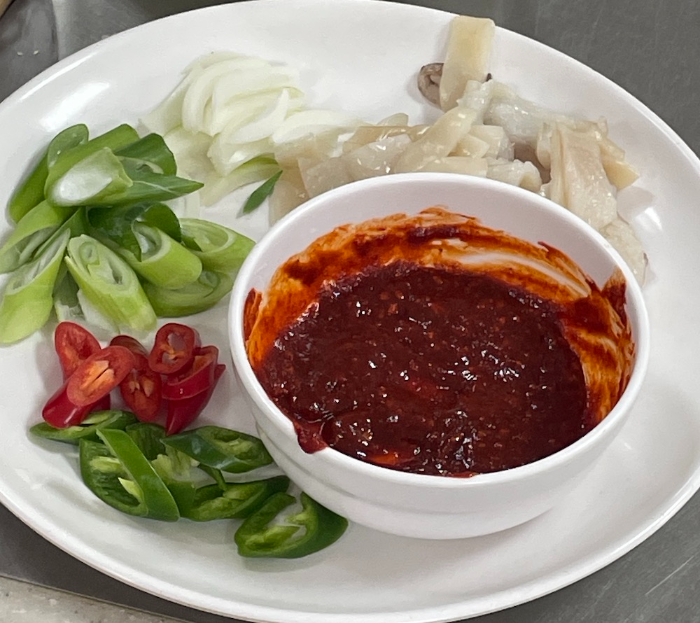 한식조리기능사 실기시험 준비 - 오징어볶음 - 재료 준비