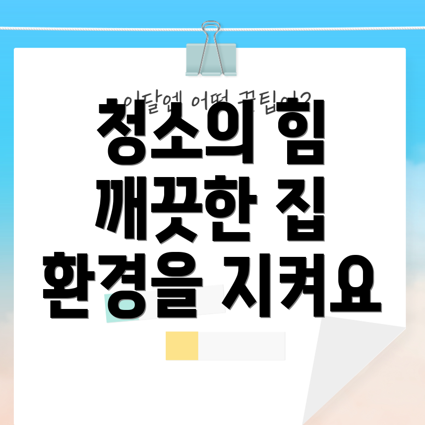거주 청소