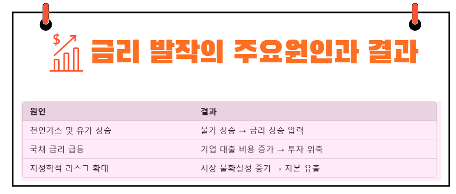 금리발작의 원인과 결과