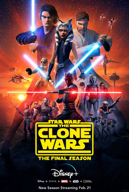 스타워즈: 클론 전쟁 Star Wars: The Clone Wars TV애니메이션 포스터 입니다.