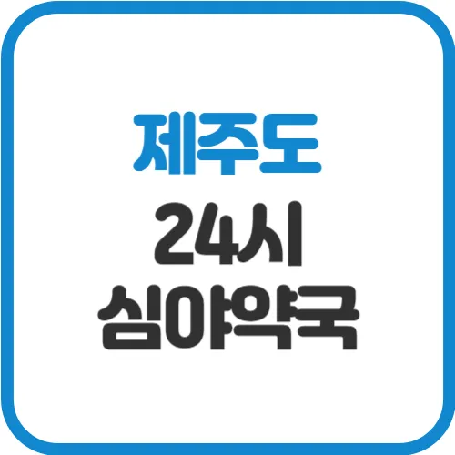 제주도-24시-심야약국