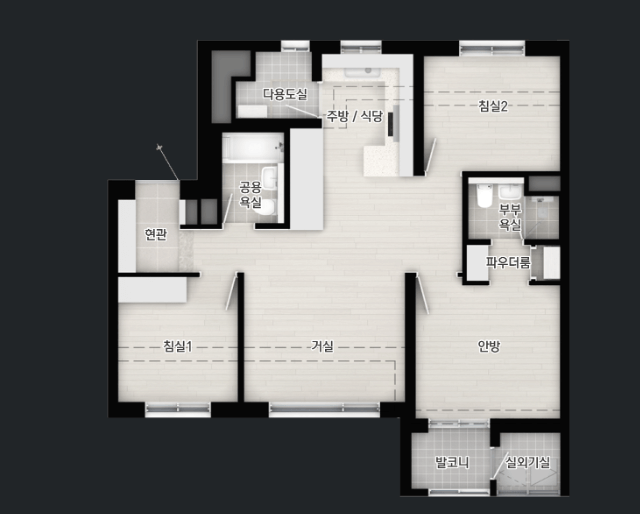 이문 아이파크자이 분양가 평면도