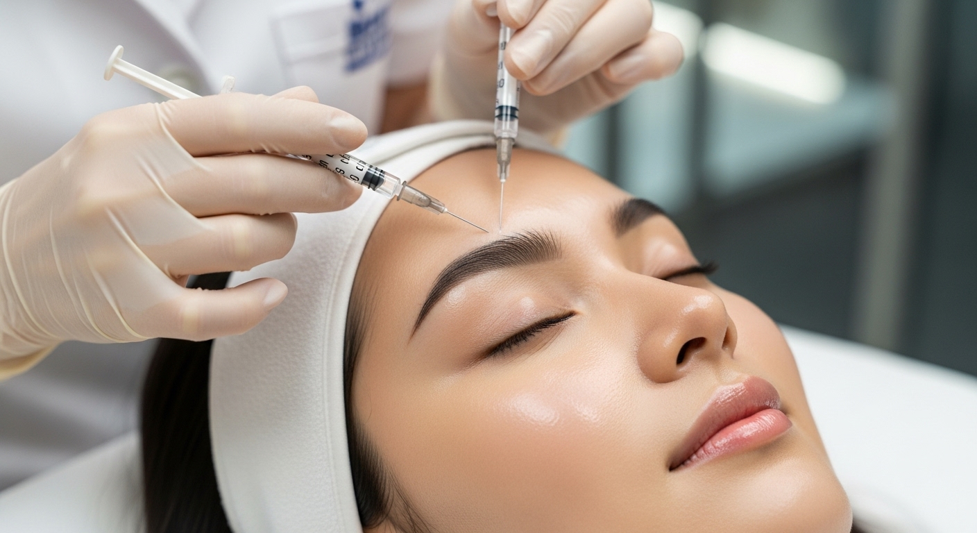 스킨보톡스 맞은 후 화장