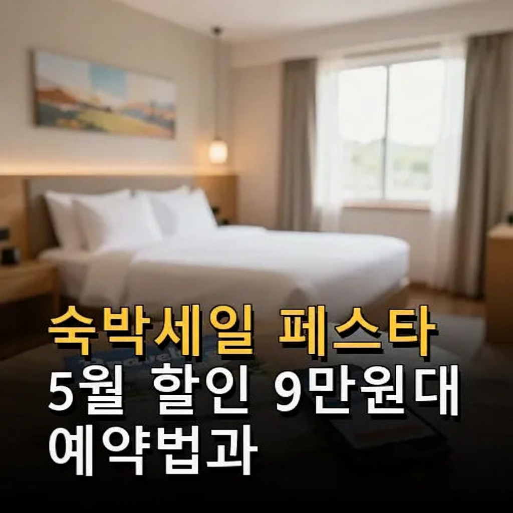 숙박세일 페스타 5월 할인 9만원대 예약법과 지역별 혜택 비교