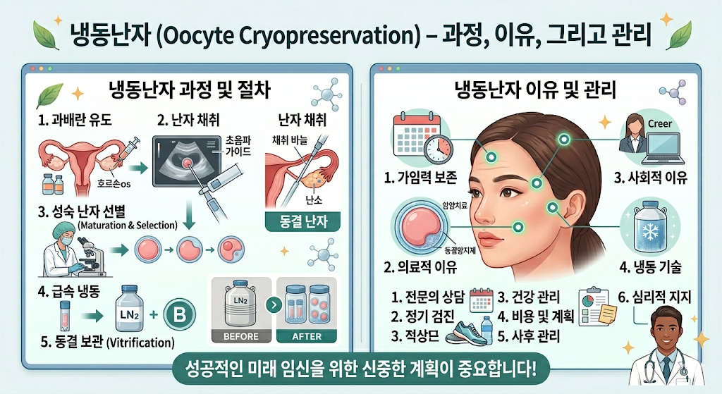 냉동난자 시술 후기 (결심 계기, 채취 과정, 회복 현실)