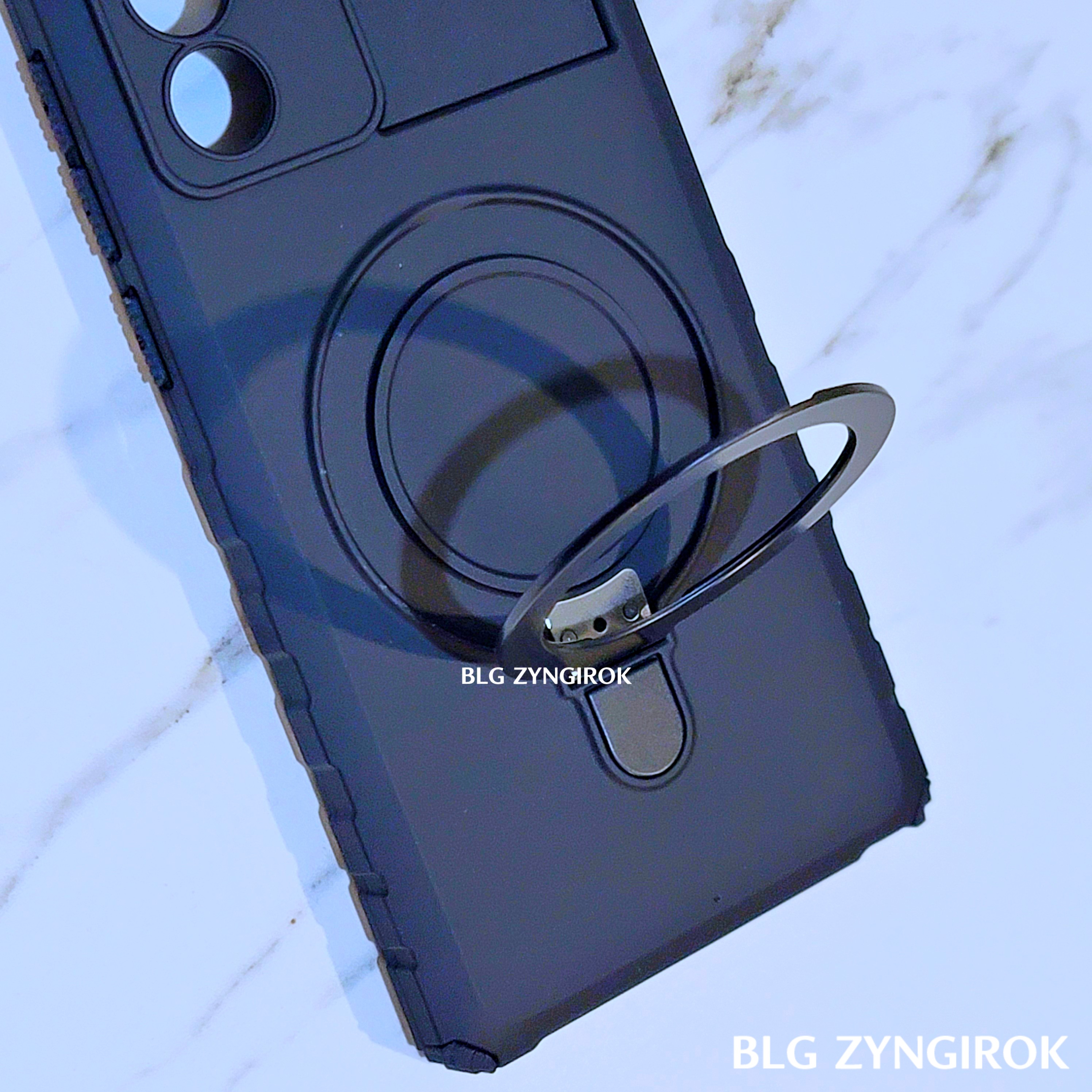 알리에서 구매한 삼성 갤럭시 노트20 울트라 케이스 - 힌지 모습이다. 힌지를 살짝 펼친 모습이다.