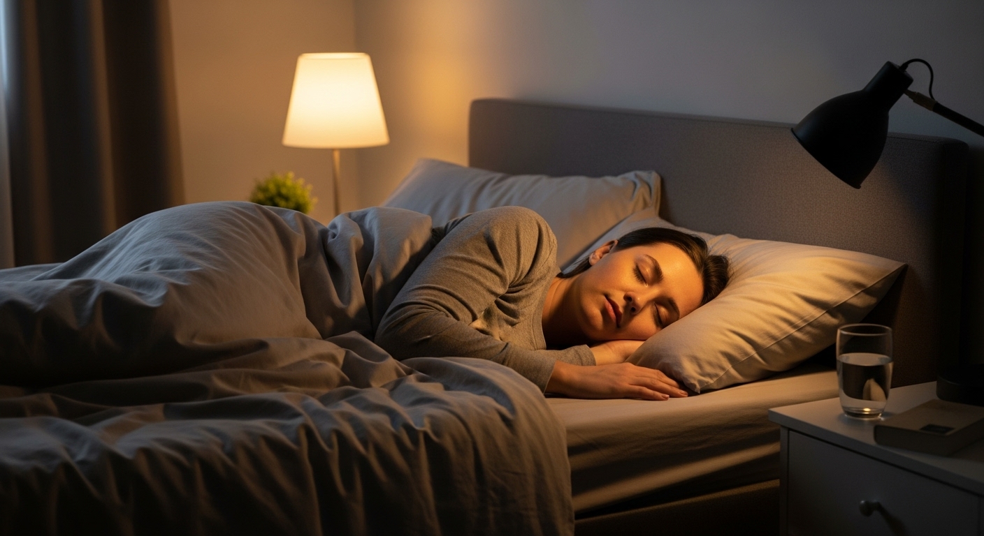 깊은 잠을 자며 휴식하는 사람의 모습