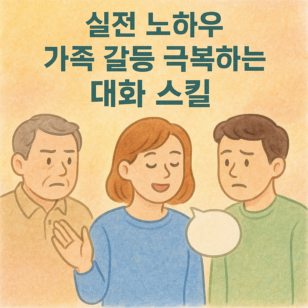 가족 갈등 해결을 위한 대화