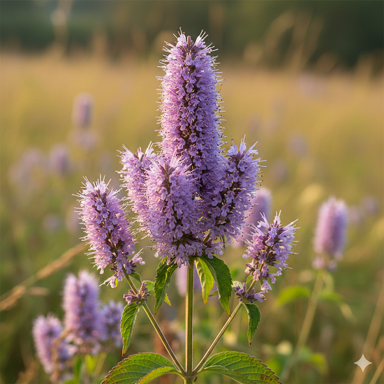 배초향 꽃 이미지