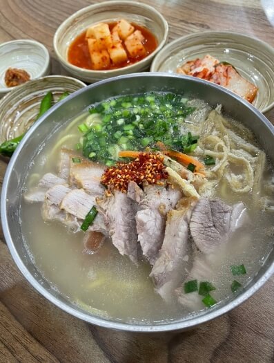 제주도 고기 국수 맛집 효퇴국수2