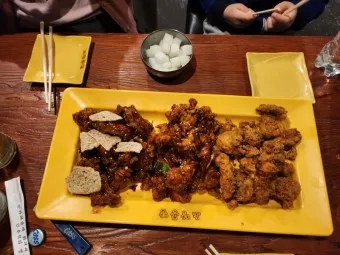 노랑통닭 메뉴 추천 갈릭인더딥 순살3종 엄청큰 후라이드 가격_20