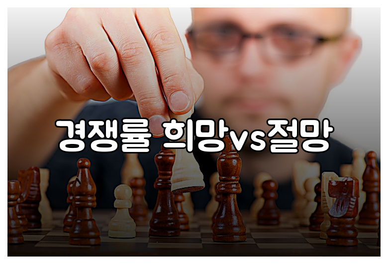 경쟁률 희망vs절망