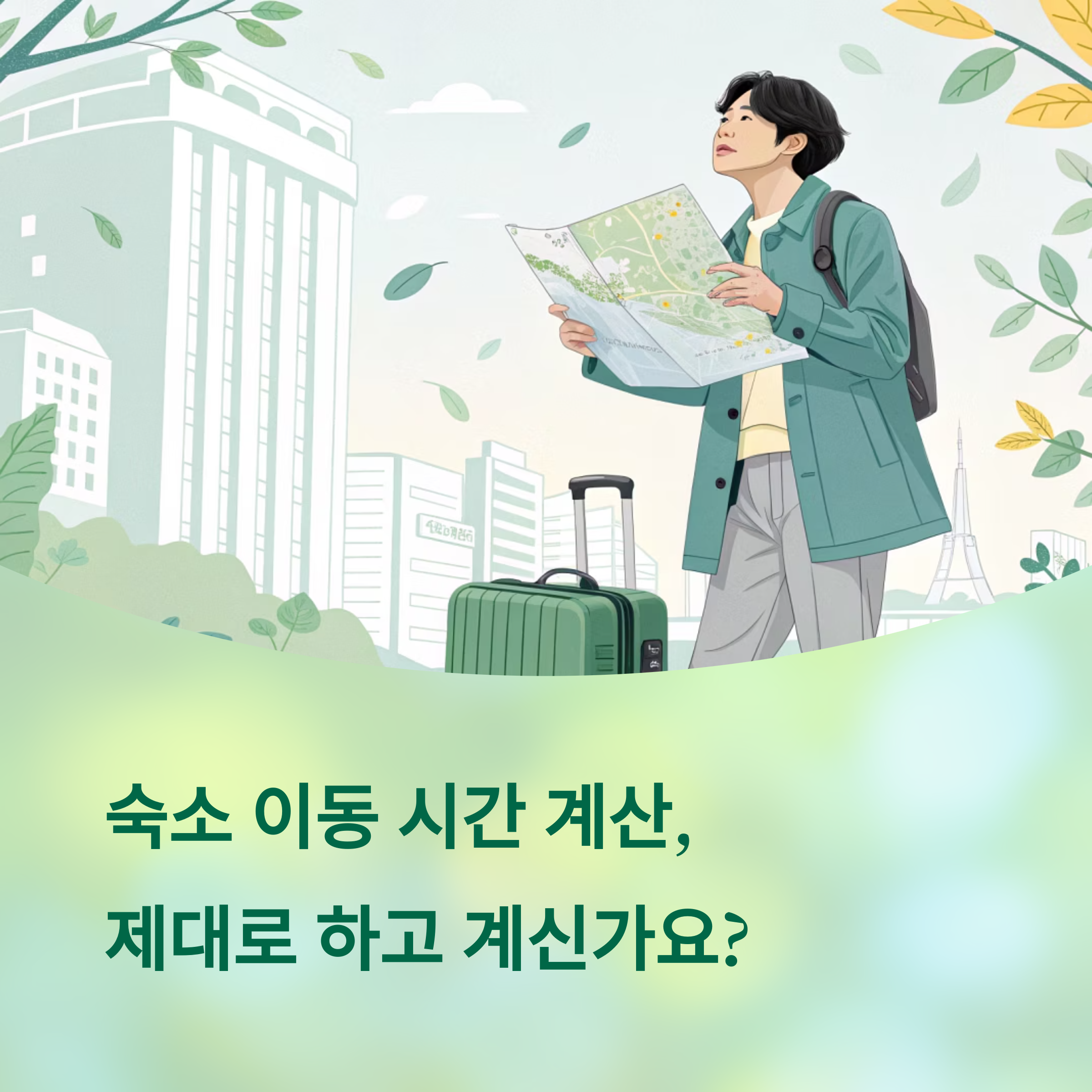 숙소 이동 시 거리 계산 제대로 하는 꿀팁