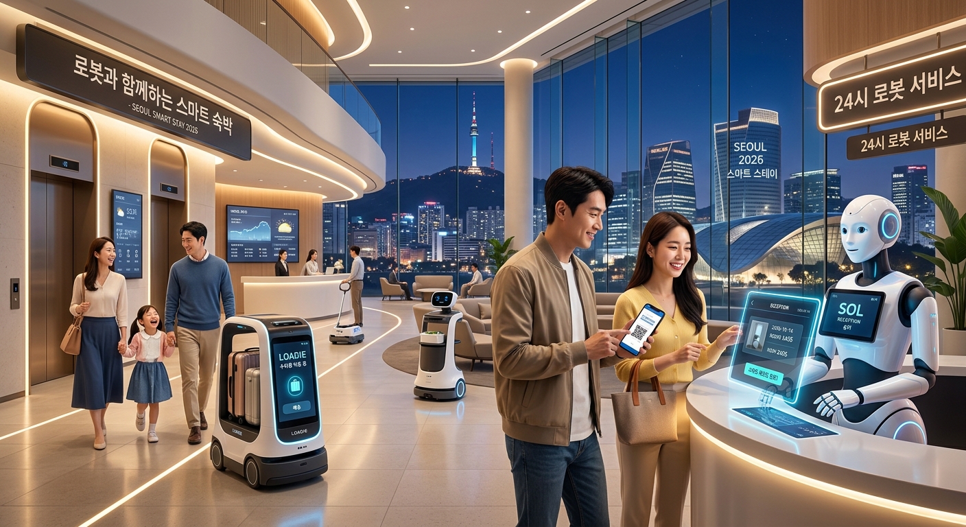 2026년에는 로봇과 함께하는 스마트한 숙박 서비스로 더욱 편리한 여행을 경험할 수 있습니다.