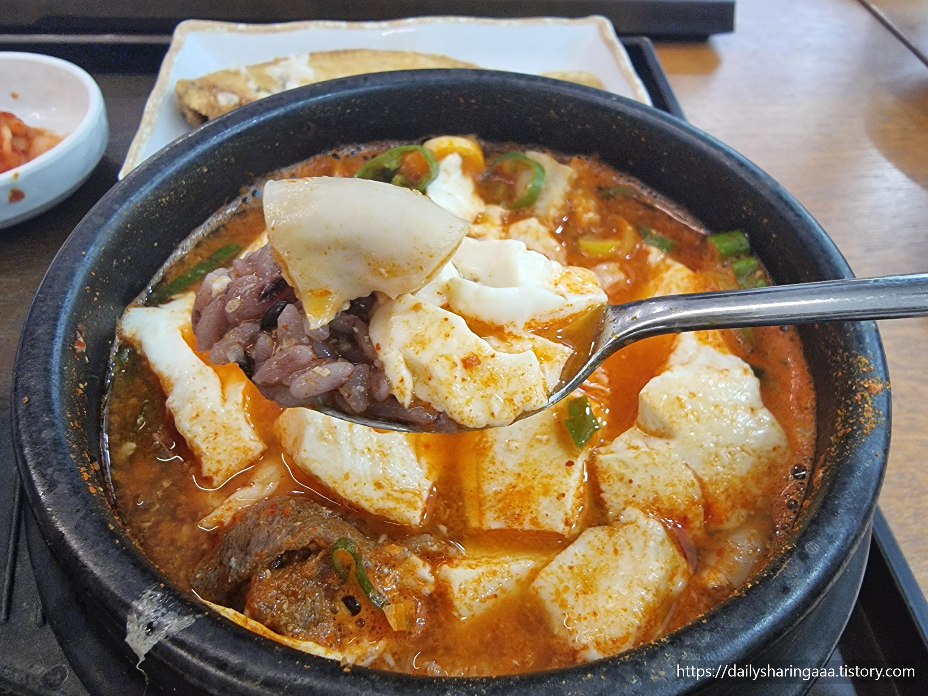 인천_서구_원창동_모다아울렛_북창동순두부_소곱창순두부2