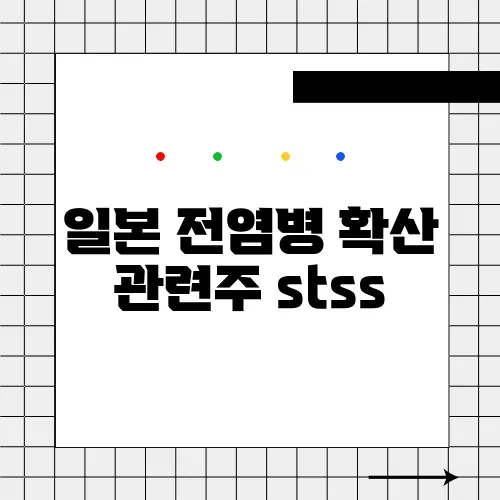 일본 전염병 확산 관련주 stss