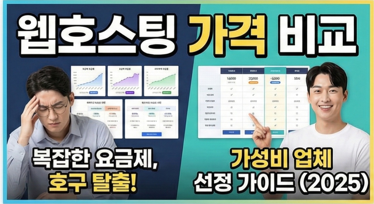 웹호스팅 가격 비교