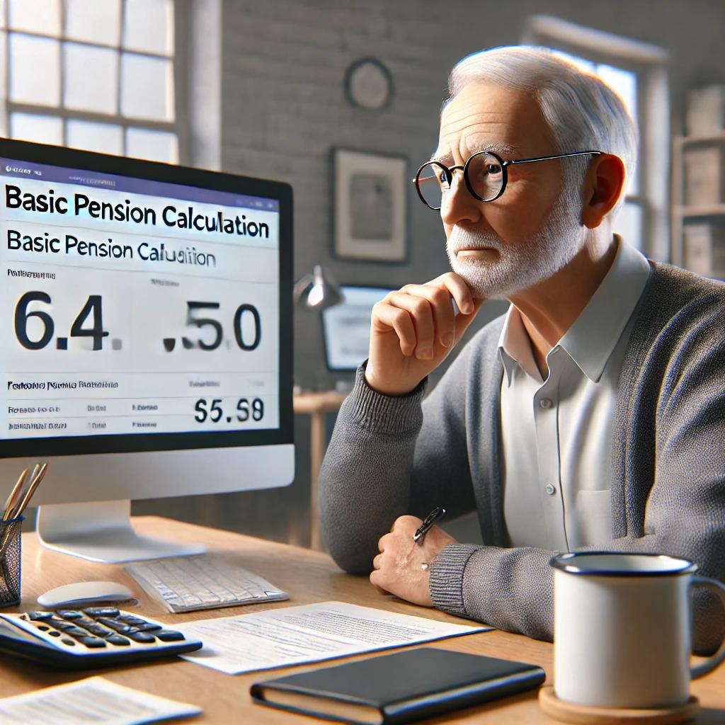 기초연금 모의방법