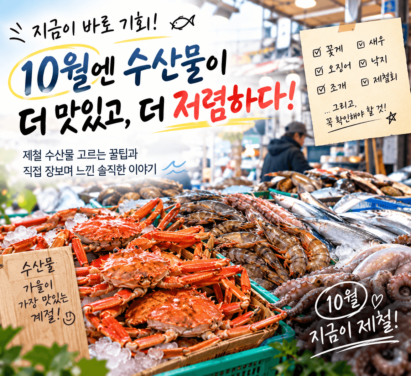 10월 수산물 제철