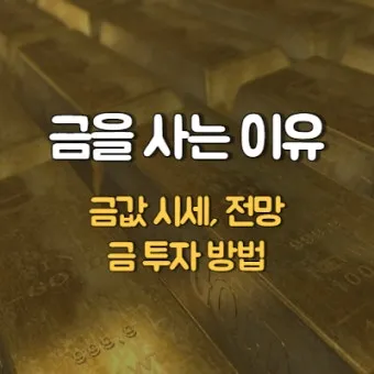 금 시세 전망 금값 상승 이유 정리_20