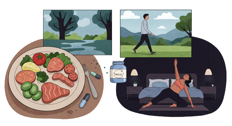 꾸준한 섭취 + 생활습관 개선 병행하기