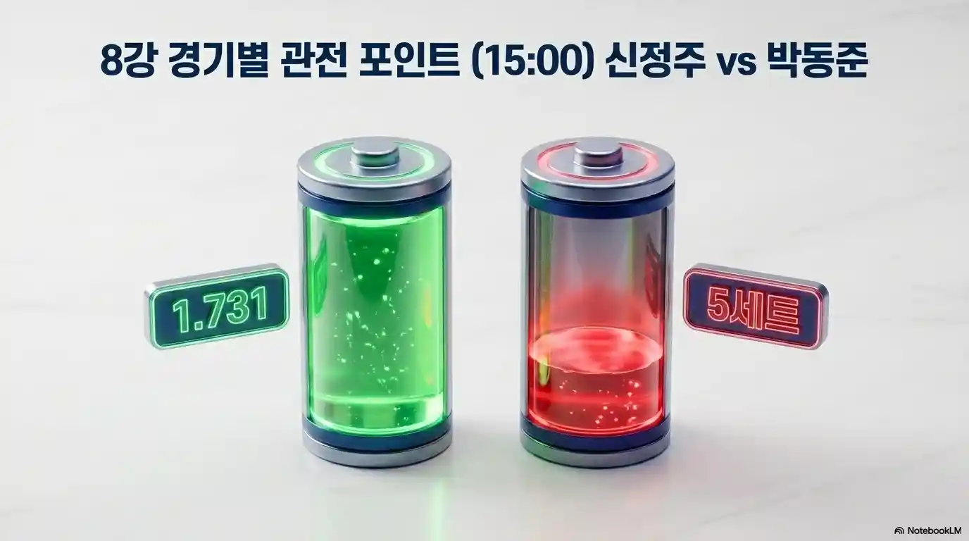 2026 하이원리조트 PBA 투어 8강 관전포인트 15시 - 신정주(에버리지 1.731) vs 박동준 5세트 접전 예고