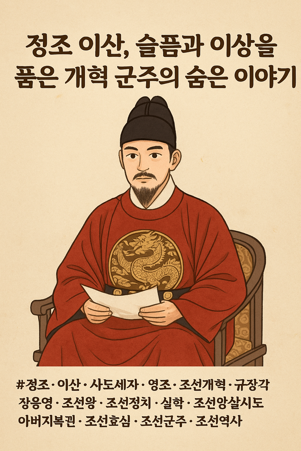 정조 이산, 슬픔과 이상을 품은 개혁 군주의 숨은 이야기