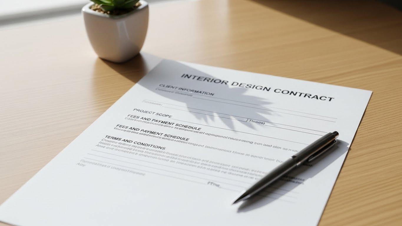 인테리어 표준계약서 양식