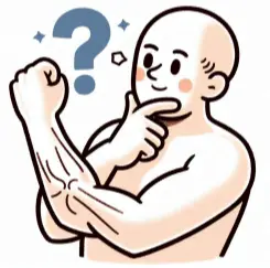 팔에 핏줄이 많이 보이는 이유