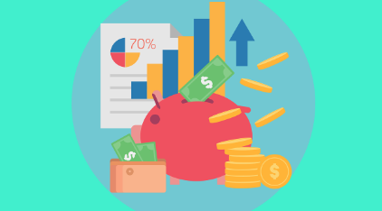 주식 등 자산관리 그래프