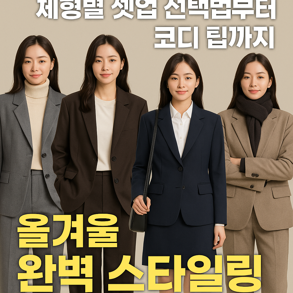 겨울 셋업 트렌드
