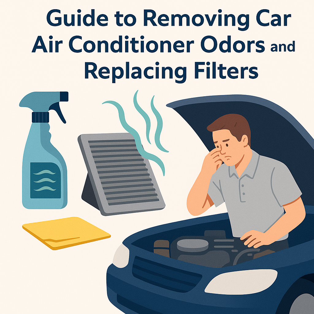 차량 에어컨 냄새 제거와 필터 교체 요령