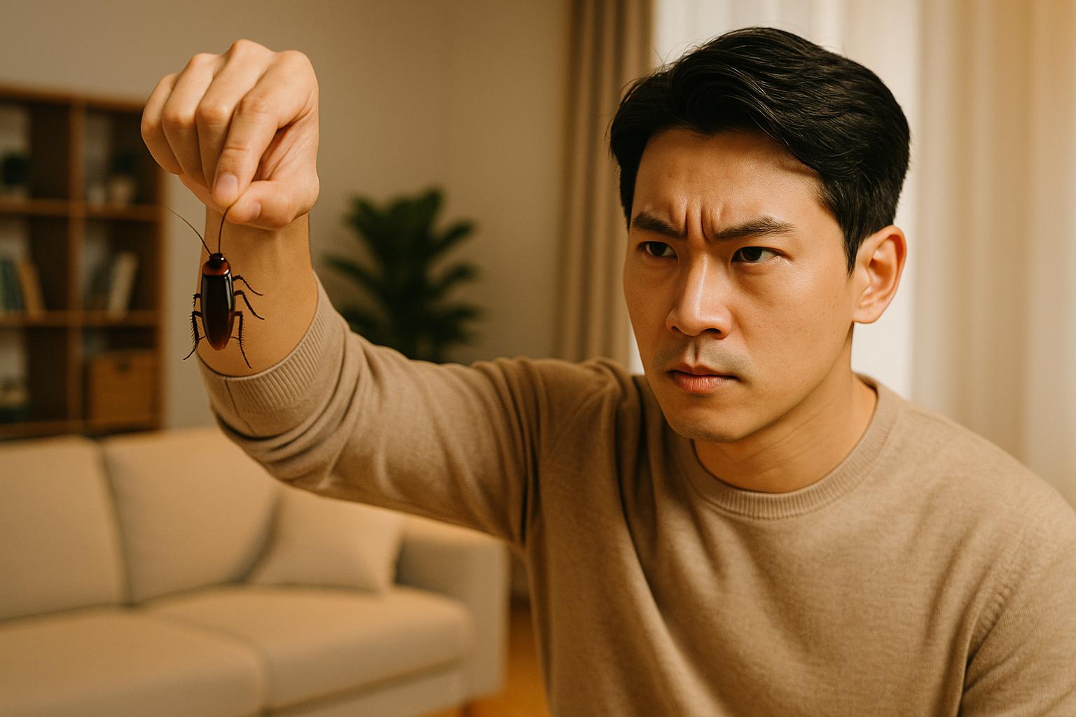 바퀴벌레를 잡거나 처치하는 꿈 - 문제 해결의 의지