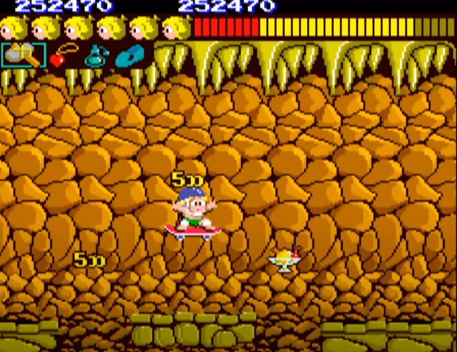 고전게임 원더보이(Wonderboy)