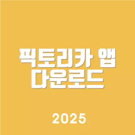 픽토리카 앱 다운로드