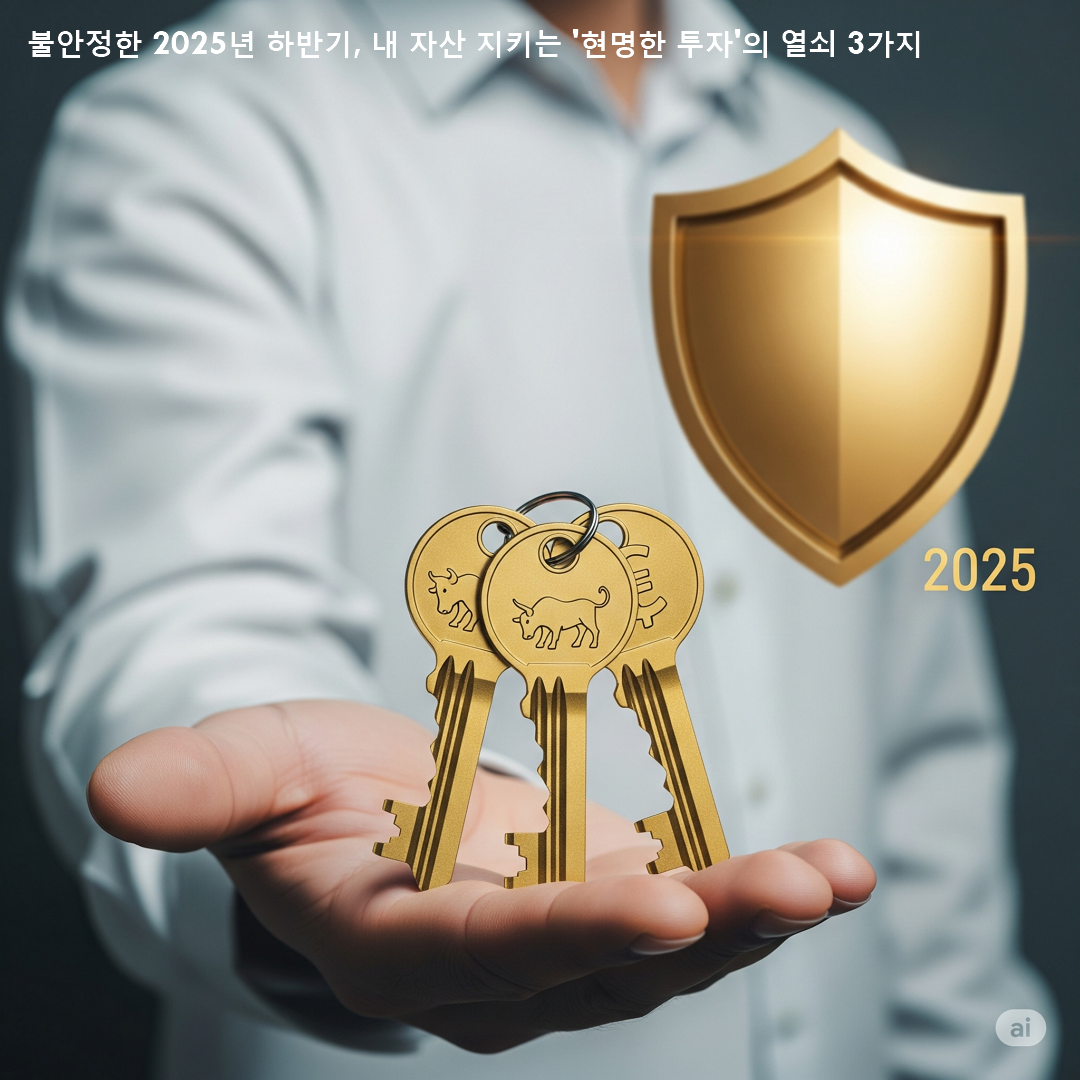 불안정한 2025년 하반기, 내 자산 지키는 '현명한 투자'