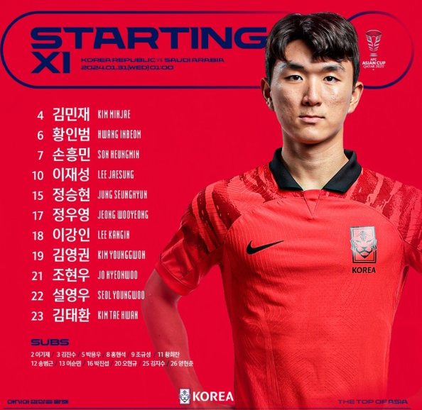 선발라인업