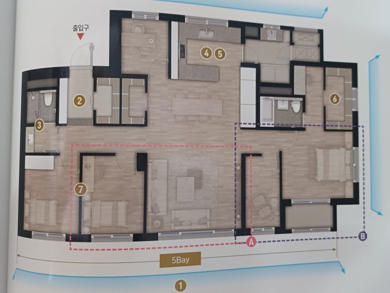 우3구역 평면도