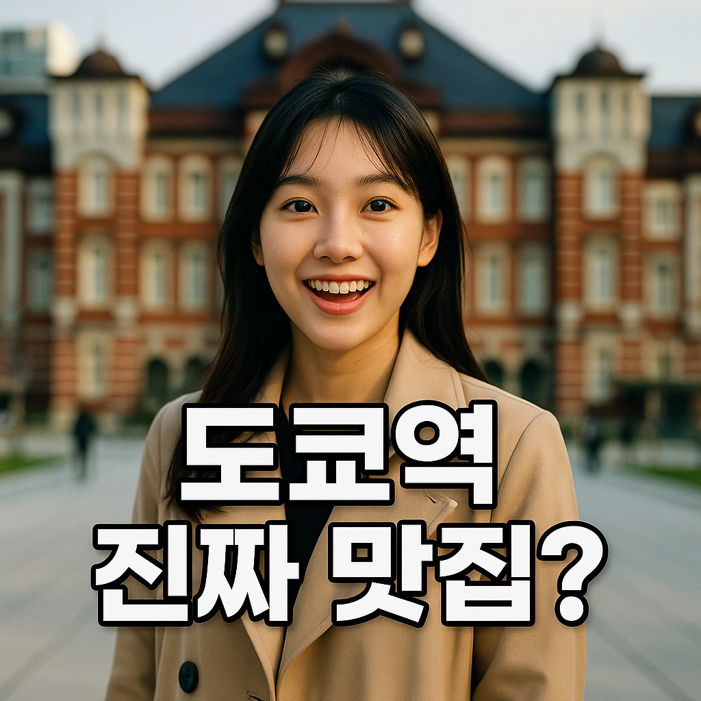 도쿄역 숨겨진 현지인 점심 맛집 TOP 3