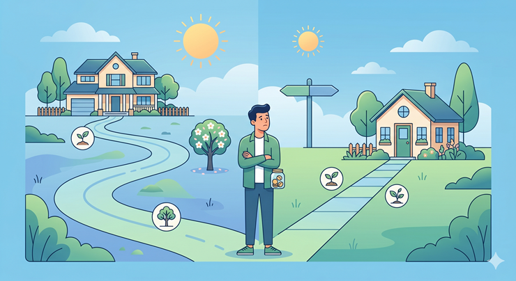 5년 만기 청년도약계좌와 3년 만기 청년미래적금 비교 이미지